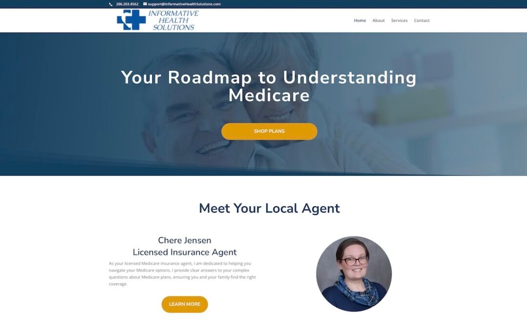 Informative Health Solutions Website design